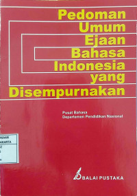 Pedoman Umum Ejaan Bahasa Indonesia yang Disempurnakan